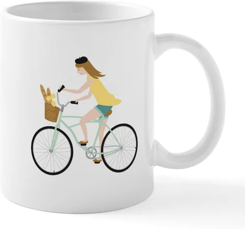 Vista 30 de CafePress Bicycle Bike Riding 11 Oz Ceramic Mug 11 oz (325 ml) Ceramic Coffee Mug