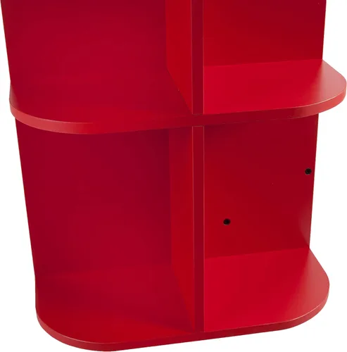 Vista 15 de SEI FURNITURE Southern Enterprises - Mesa extensible para manualidades, color rojo
