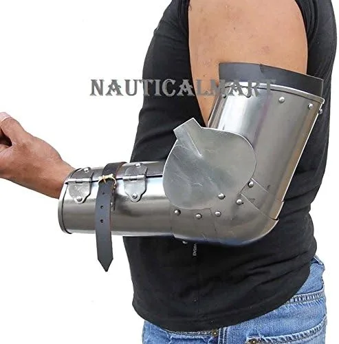 Vista 2 de NauticalMart Calvario de finales del siglo XIV, 0.63 oz, disfraz medieval de armadura de guardia de brazos