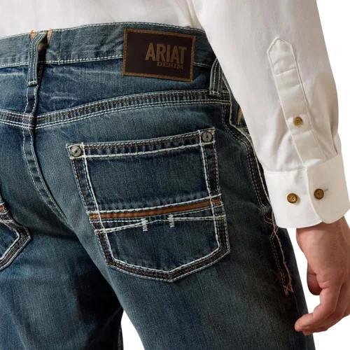 Vista 5 de ARIAT M4 Jeans elásticos relajados con corte de bota Goldfield