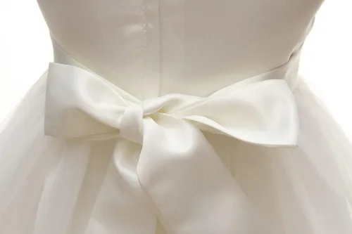Vista 7 de Juego de 3 piezas de vestido de bautizo, vestido formal para niña, Marfil