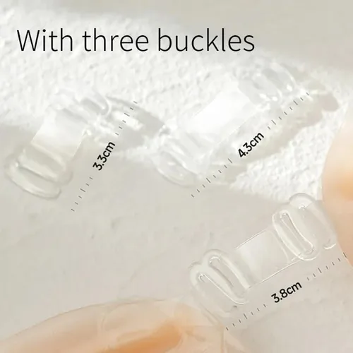 Vista 6 de Sicilica Sticky Strapless Bra for Women Reusable Adhesive Silicone Bra for Breast Lift, Invisible Push Up Backless Bra