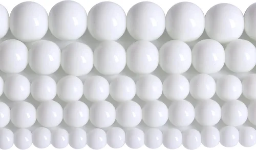 Vista 251 de 100 cuentas de piedra multicolor natural de 0.236 pulgadas (0.236 in), cuentas espaciadoras sueltas redondas para hacer pulseras, collares, aretes