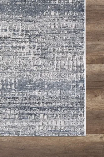 Vista 4 de Abani Rugs - Alfombra rectangular moderna con estampado de píxeles envejecidos de 2 pies 2 pulgadas x 8 pies, colección Vista, alfombra decorativa