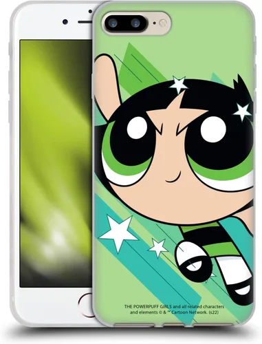 Vista 57 de Head Case Designs Funda de gel suave con licencia oficial de The Powerpuff Girls Blossom Graphics compatible con Apple iPhone 7 Plus/iPhone 8 Plus