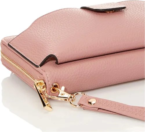 Vista 4 de Tienda Essentials Cartera de pulsera para mujer (con bolsillo para teléfono celular y correa cruzada extraíble)