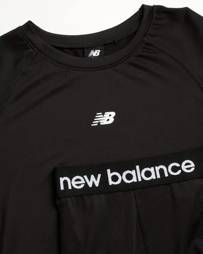 Vista 3 de New Balance Conjunto de ropa interior de rendimiento para niños, capa base, camiseta y medias de manga larga