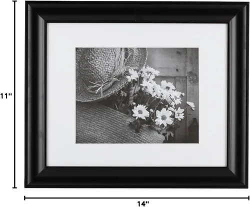 Vista 4 de Studio Decor Marco de galería mate negro de 11 x 14 pulgadas, paquete de 4