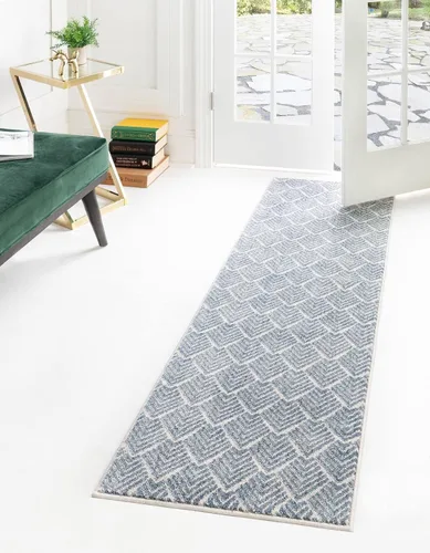 Vista 9 de Unique Loom Eco Trellis Collection - Alfombra de área - Osage (rectangular 2 pies 0 pulgadas x 3 pies 0 pulgadas, marfil carbón)