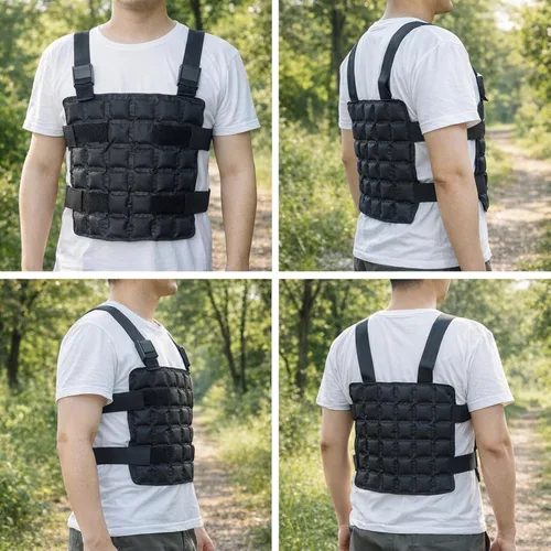 Vista 3 de Ice Cooling Vest Neck Cooler for Hot Weather, Reusable Ice Pack Vest with Adjustable Straps, Cold Ice Jacket for Men & Women