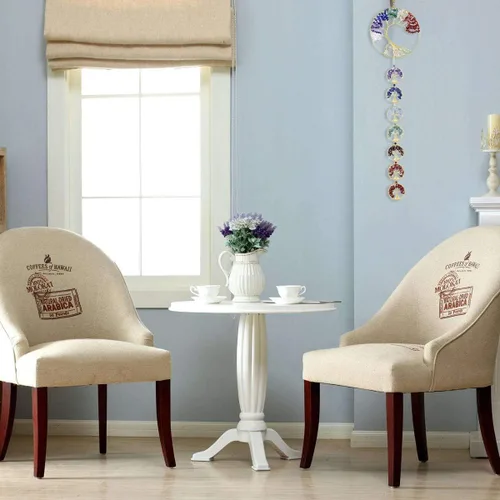 Vista 4 de SUNYIK Árbol de la vida de 7 chakras, adorno colgante decorativo para oficina en casa, campanillas de viento de cristal curativo para interiores