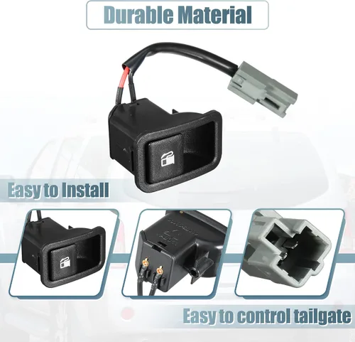 Vista 7 de X AUTOHAUX 93555-2B000 Interruptor selector de depósito de combustible Interruptor de control de liberación para Hyundai Santa Fe GLS