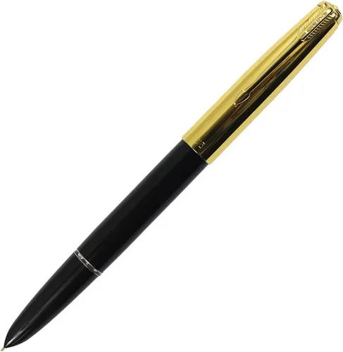 Vista 2 de Gullor Pluma Estilográfica Extra Light Golden Cap - Negro