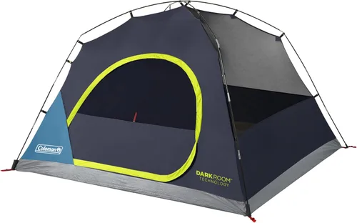 Vista 2 de Coleman Tienda de campaña Skydome para 4/6/8/10 personas con lluvia, configuración de 5 minutos, bloquea el 90% de la luz solar, un 20% más