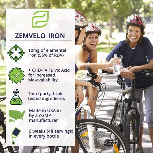 Vista 5 de Suplemento de hierro iónico líquido Deficiencia de hierro Apoyo hormonal Apoyo energético Fomenta los músculos saludables