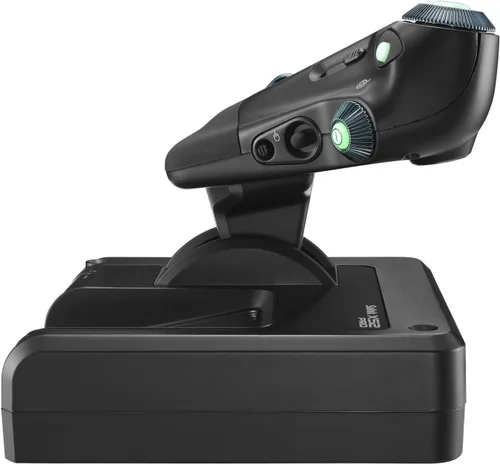 Vista 7 de Logitech G Saitek X52 Sistema de simulación de control de vuelo