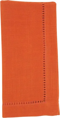 Vista 35 de SARO LIFESTYLE Servilleta de cóctel con borde cosido (juego de 12), negro, 6"x6