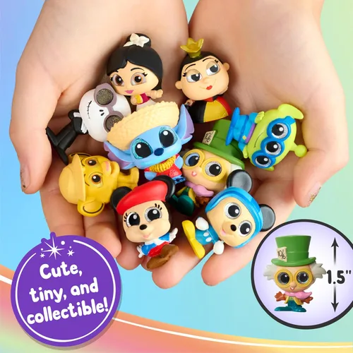 Vista 3 de Disney Doorables Let's Go Series 2 - Paquete de 2 figuras y vehículos, los estilos pueden variar, juguetes para niños con licencia