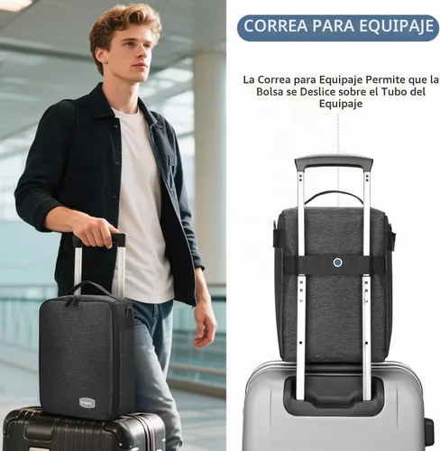 Vista 5 de G-raphy Bolsa de inserción para cámara con divisores de gran capacidad para cámaras con asa de agarre y correa de extracción a prueba de golpes