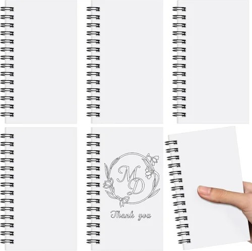 Vista 31 de Jutom 2 cuadernos pequeños en espiral, blocs de notas de 3 x 5 pulgadas, cuadernos de bolsillo pequeños a granel, mini bloc de notas con páginas
