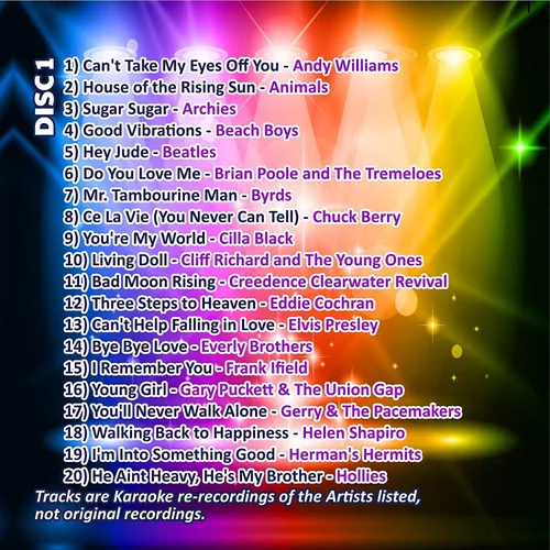 Vista 3 de Mr. Entertainer Big Karaoke Hits Of The 60s