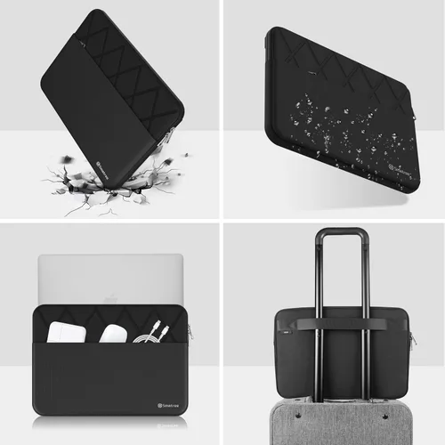 Vista 7 de Smatree Funda para portátil E617 para Apple MacBook Air M4 2025/2024 M3 de Negro