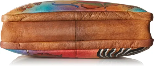 Vista 4 de Anna by Anuschka Bolso Satchel Cuero Genuino