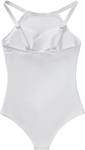 Vista 5 de SUUKSESS Traje de baño de una pieza con control de abdomen para mujer