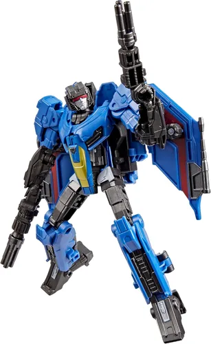 Vista 2 de Transformers Studio Series ONE Thundercracker, figura de acción de conversión de lujo de 5.25 pulgadas, juguetes robot para mayores de 8 años
