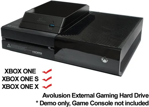 Vista 5 de Avolusion HDDGear (HDDGU3-10TB-XBOX) Disco duro externo para juegos USB 3.0 de 10 TB (Xbox preformateado para Xbox ONE X)