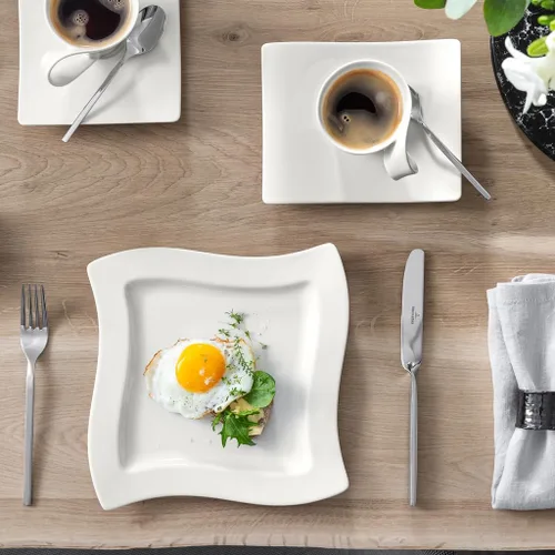 Vista 2 de Villeroy & Boch Nueva configuración del lugar de la ola, servicio para 4