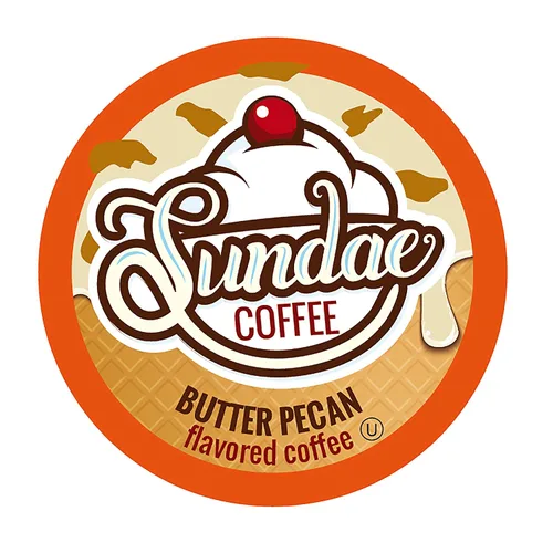 Vista 14 de Sundae - Cápsulas de café con sabor a helado, compatibles con cafetera Keurig K-Cup 2.0, 48 unidades (paquete variado)