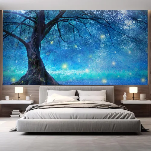 Vista 150 de wall26 Mural de pared extraíble mural de pared cascada escénica luz del sol río bosque naturaleza vida silvestre fotografía realismo paisaje rústico
