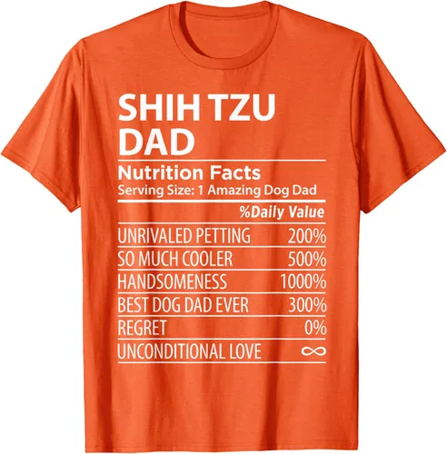 Vista 73 de Shih Tzu Dad - Camiseta divertida para dueño de perro Shih Tzu, Negro