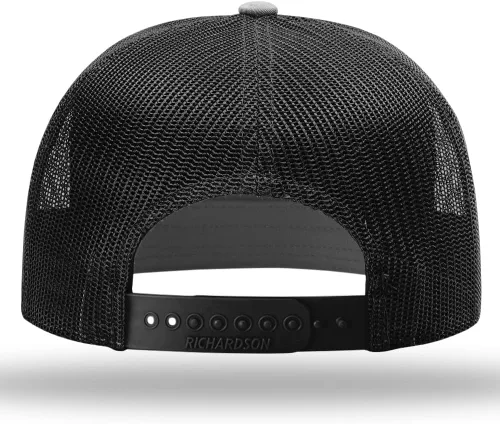 Vista 3 de Sombrero de camionero de siete paneles Snapback personalizado