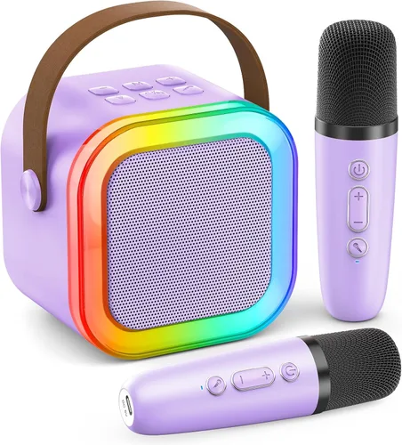 Vista 18 de Mini máquina de karaoke para niños y adultos, 2026, los mejores regalos de cumpleaños para niñas y niños de 3, 4, 5, 6, 7, 8 años, juguetes