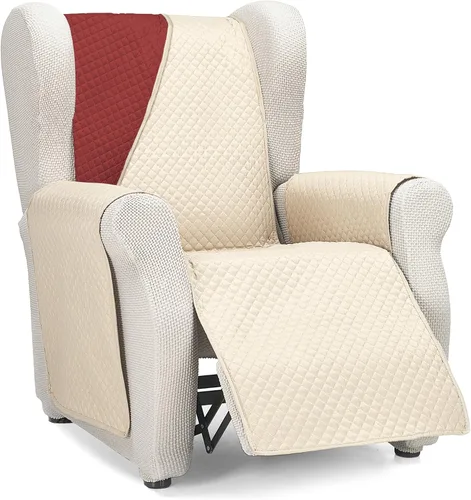Vista 14 de Martina Home Sofa Cover Diameter 2 Seats Beige / Brown