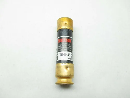 Vista 2 de LOTE 3 COOPER BUSSMANN FRN-R-45 FUSETRON 45A AMP 250V-AC FUSIBLE D463015