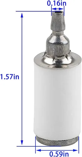 Vista 4 de Kit de filtro de combustible de gasolina de 4 tamaños, 2 pies, tubería de tubería, tubería de gasolina, kit de filtro de combustible para motosierra