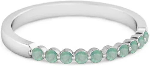 Vista 2 de Shine Jewel - Anillo de plata de ley 925 (0,20 quilates)