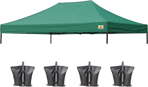 Vista 76 de ABCCANOPY Toldo de repuesto para tienda de campaña desplegable (8 x 8 pies, blanco)