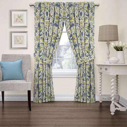 Vista 17 de Waverly Forever Peony - Juego de edredón de 4 piezas, 100% algodón, estampado floral de bayas, tamaño matrimonial/queen, con 2 fundas de almohada