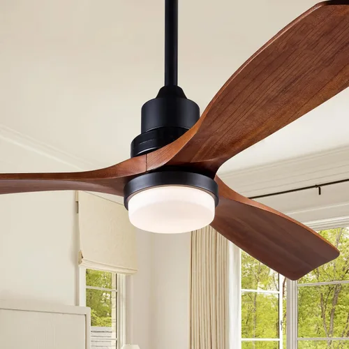 Vista 11 de Ventiladores de techo de 36 pulgadas para exteriores con luces y control remoto, ventiladores de techo de madera para exteriores regulables de 3