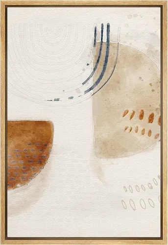 Vista 8 de SIGNFORD Lienzo enmarcado para pared, acuarela pastel, morado, luna, cielo, naturaleza, ilustraciones de área silvestre, arte moderno, vibrante