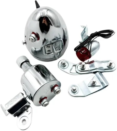 Vista 2 de Generador de fricción de bicicleta motorizado Dynamo Head Tail Light LED MTB 12V 6W