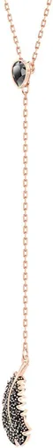 Vista 2 de SWAROVSKI Collar de cristal travieso Lariat tono oro rosa