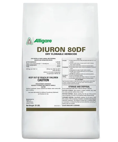Vista 7 de Alligare Diuron 80 DF Herbicida – Herbicida pre y posemergente para áreas industriales y no cultivadas – Controla hierba de cangrejo, raigrás