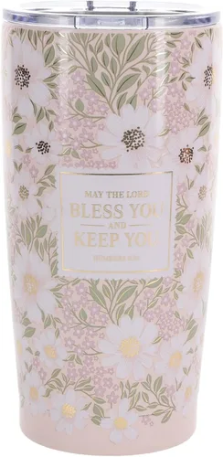 Vista 18 de Christian Art Gifts - Taza de viaje de acero inoxidable con aislamiento al vacío de doble pared de 18 oz, color negro mate, con tapa para hombres