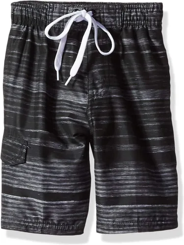 Vista 23 de Kanu Surf Traje de baño de playa con protección UPF 50+ de secado rápido para niños Dominica Verde