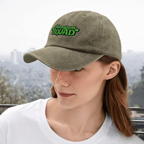 Vista 5 de Mens Ball Caps Ash-Wednesday Cute Baseball Hat for Men Sport Hat Quick Dry shenaniganss Squad Sun Hats